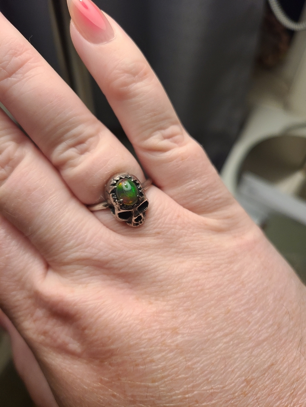 Arcana Obscura Animus Apertus Opal Ring - Picture 2 of 7